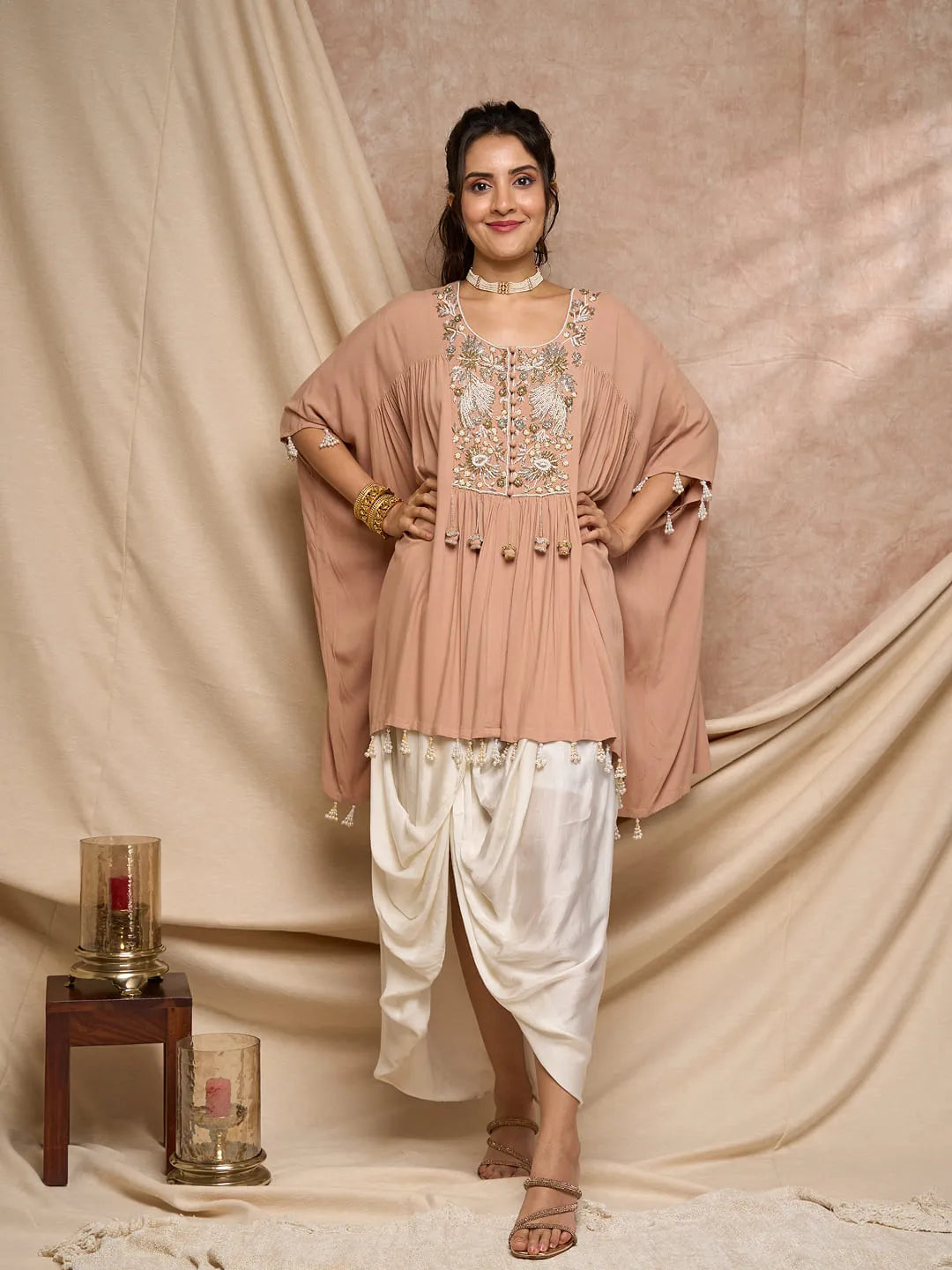 Beige free size