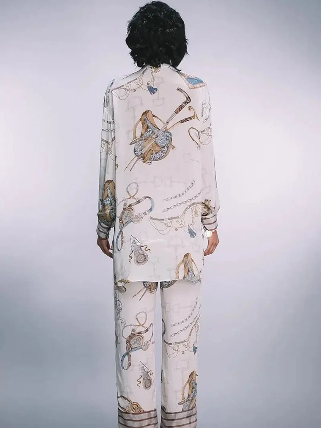 Saddle tunic & straight pant