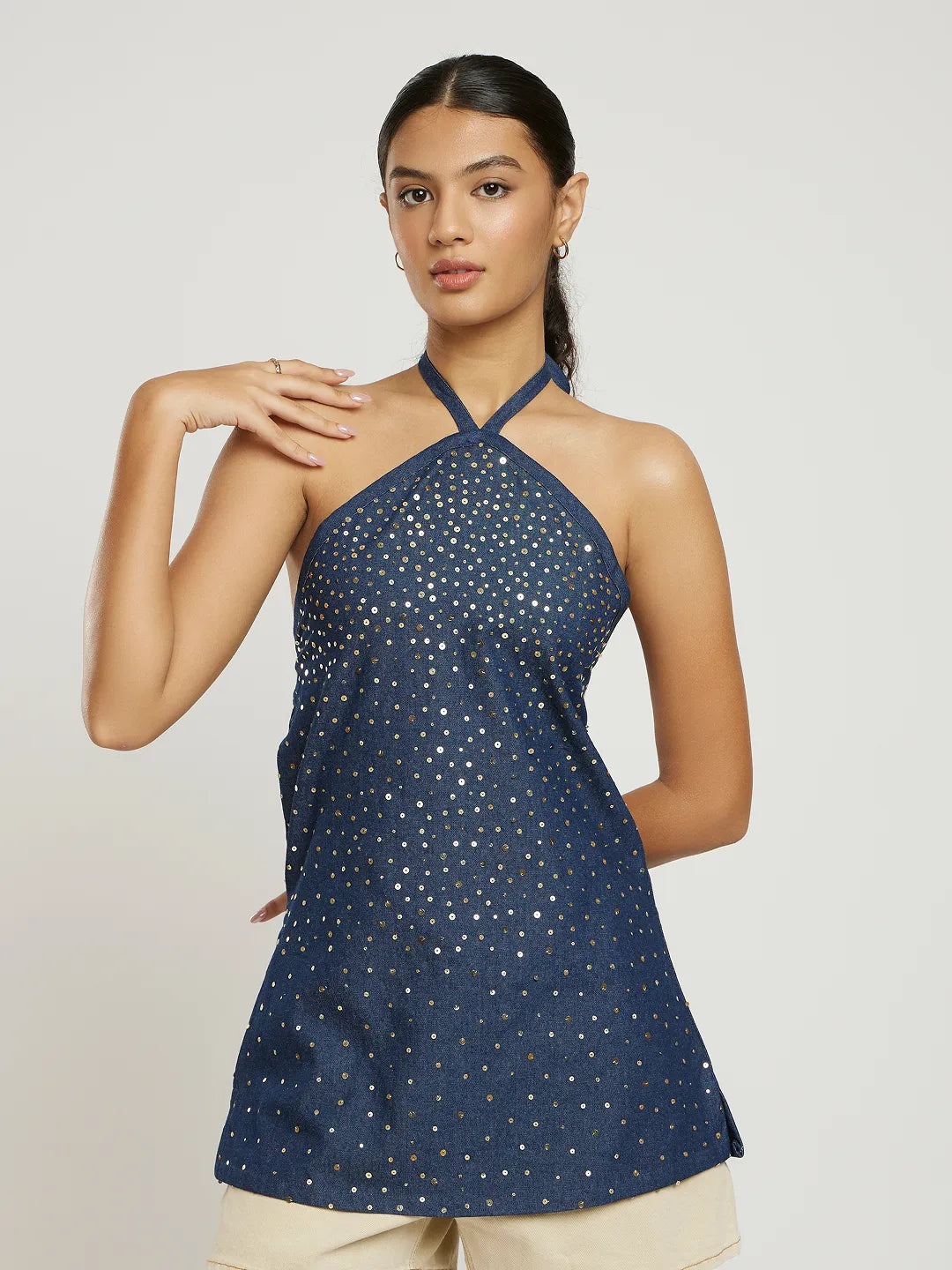 Sequence Halter Top