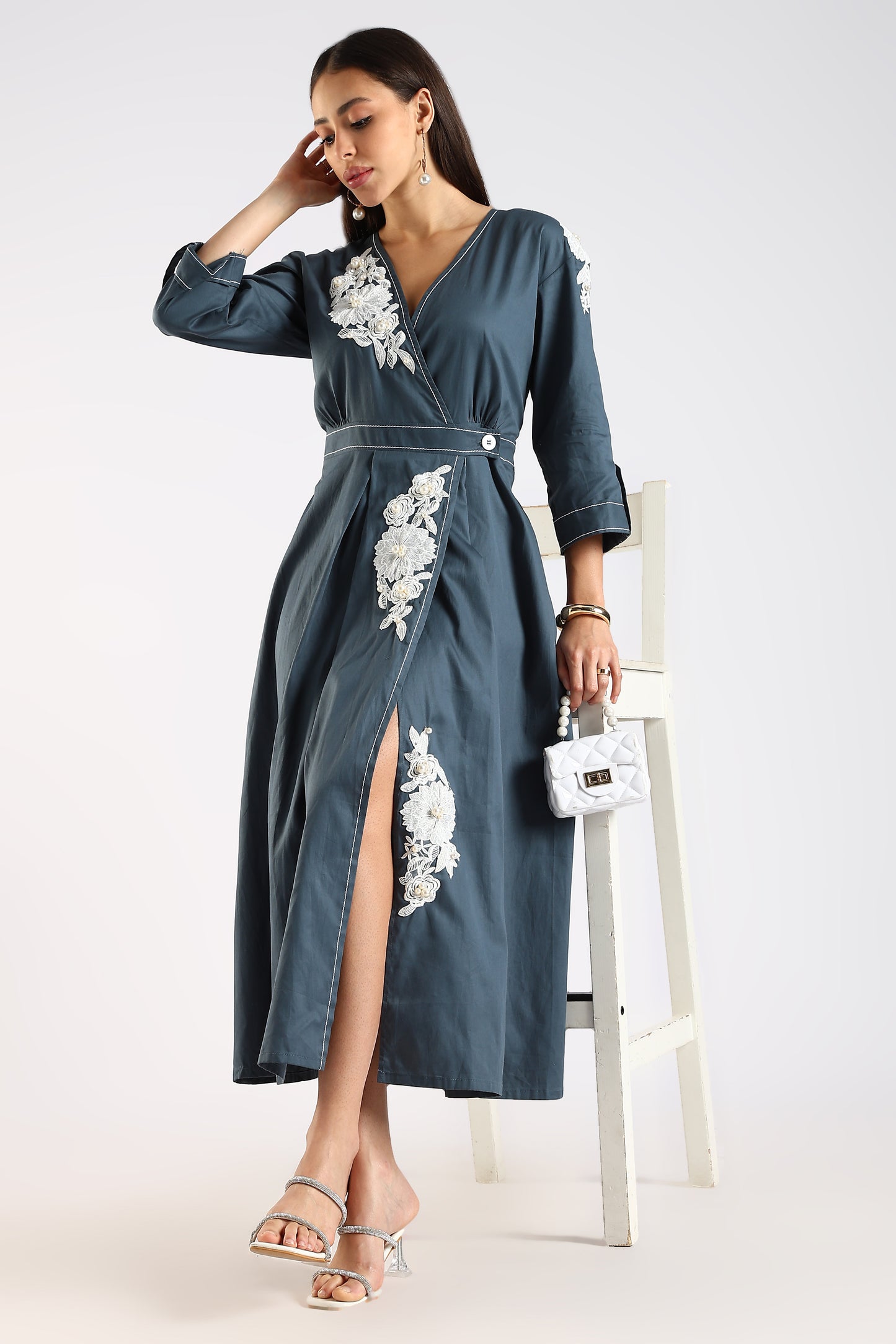 The Fold dress - grey
