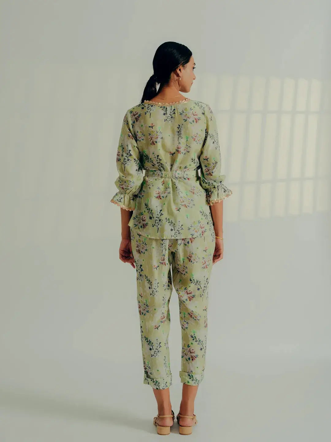 Sage floral co ord set
