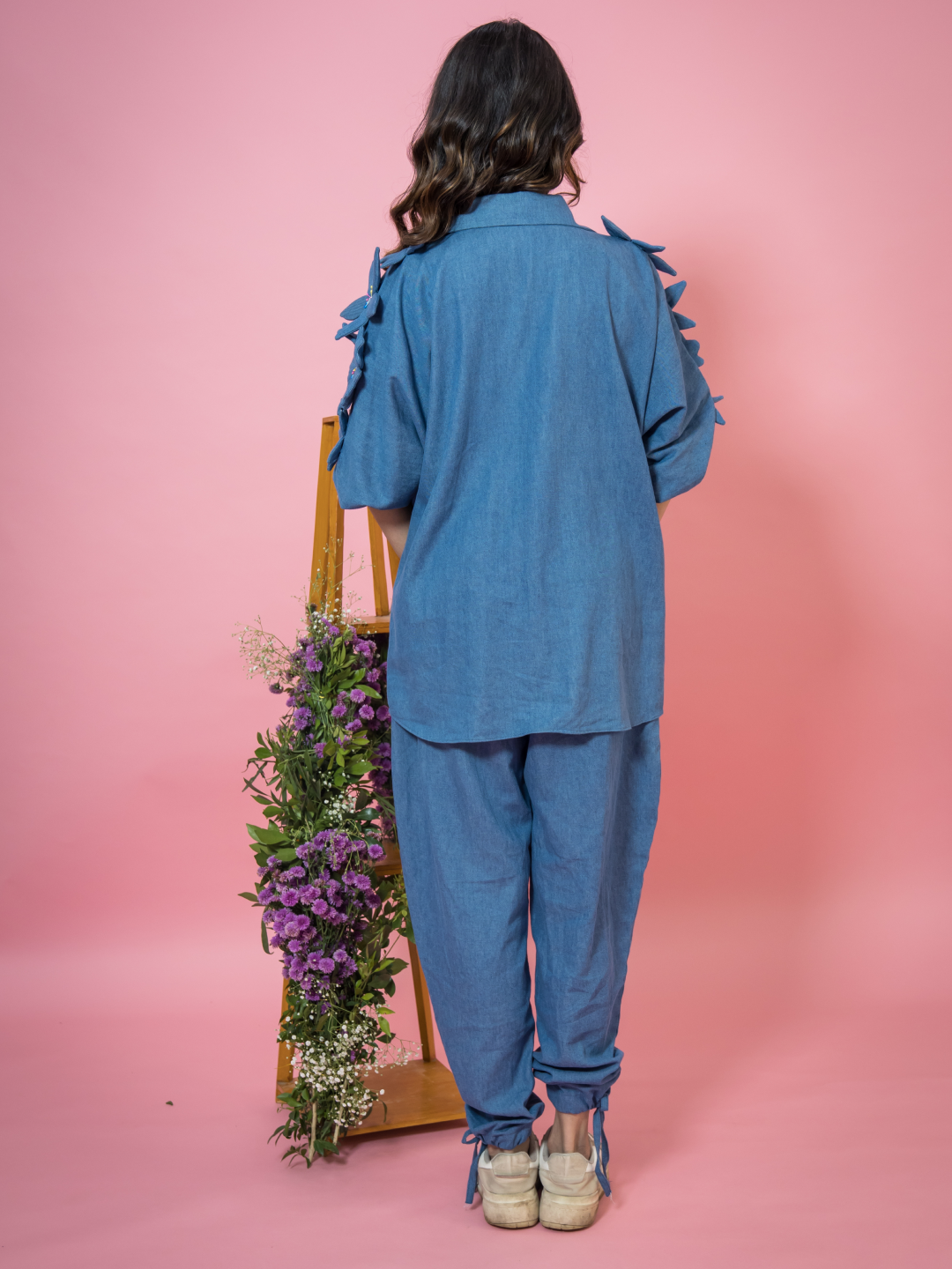 Denim Gul 3D Co-ord set