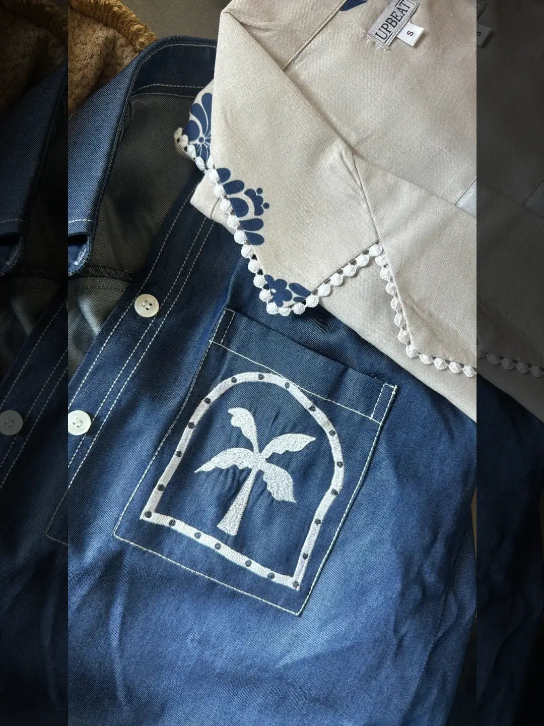 Palm Denim Set