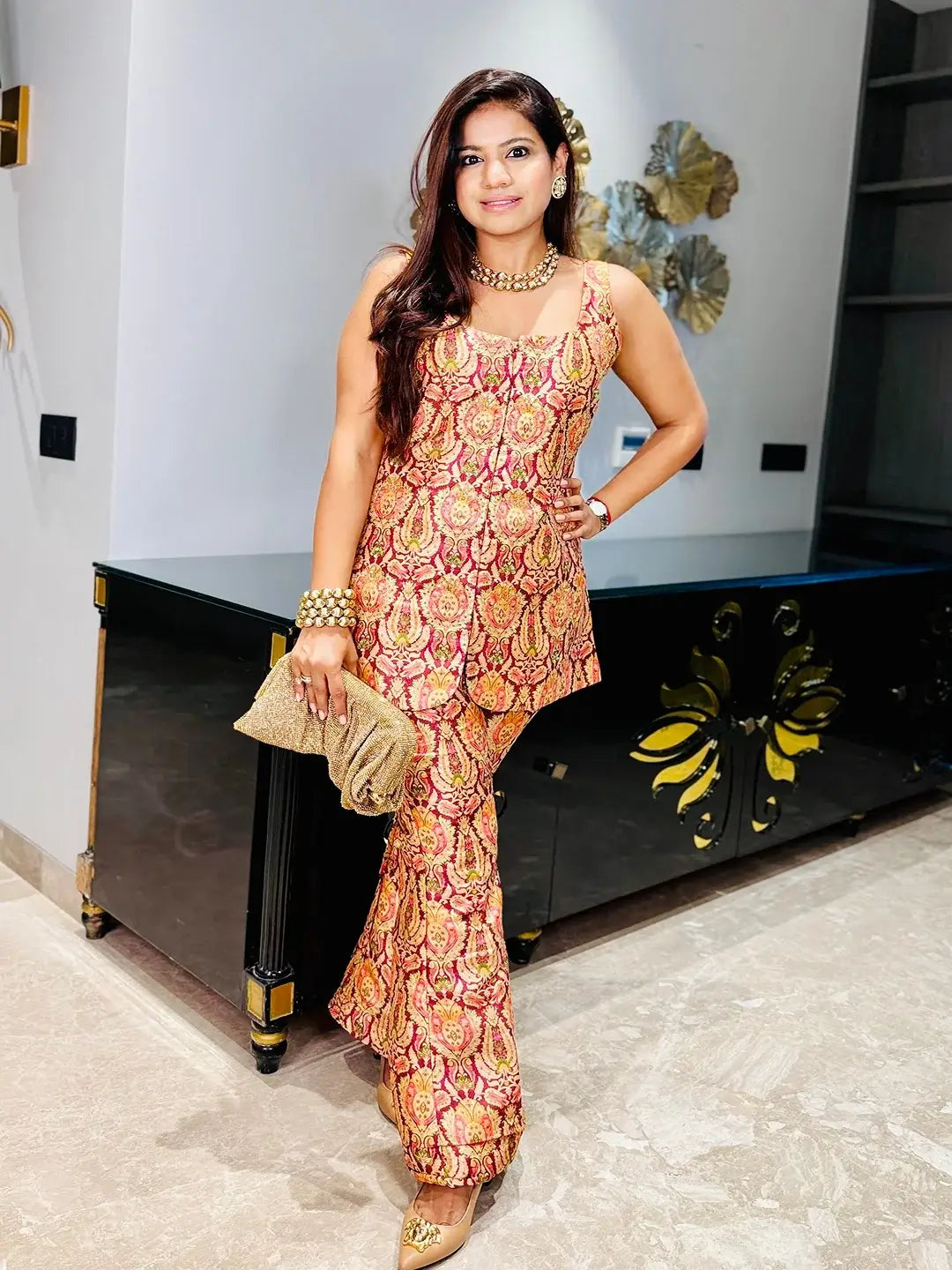 Royal Soiree silk set