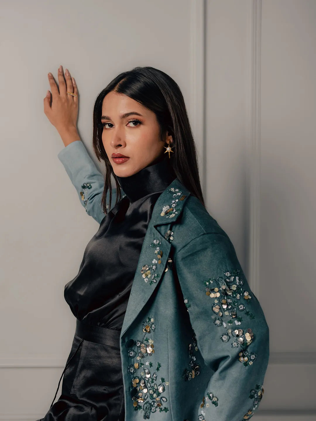 Teal shaded Blazer only