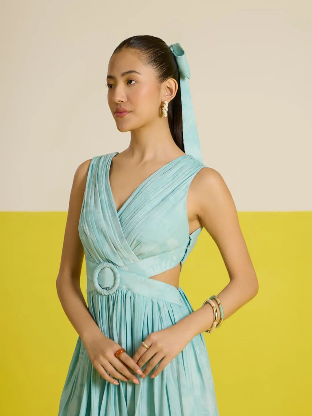Costabella cutout maxi dress