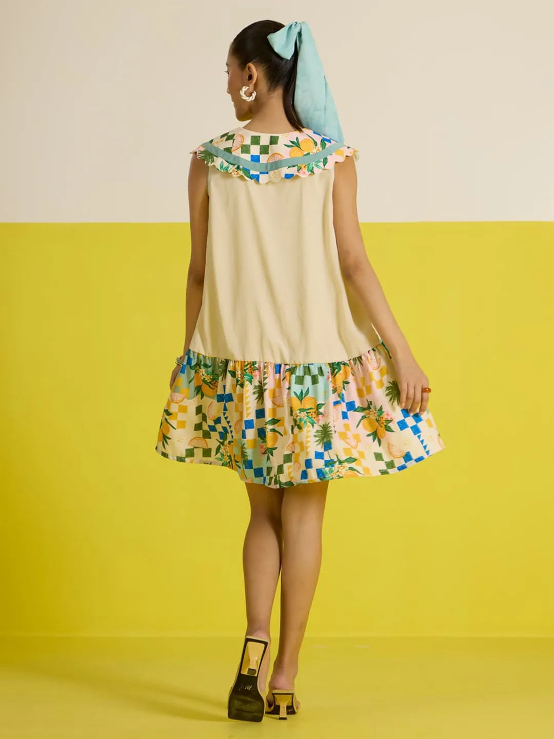 Sorrento collar statement dress