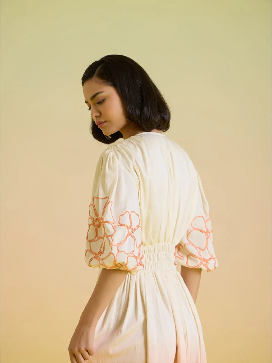 Sunset sorbet midi dress