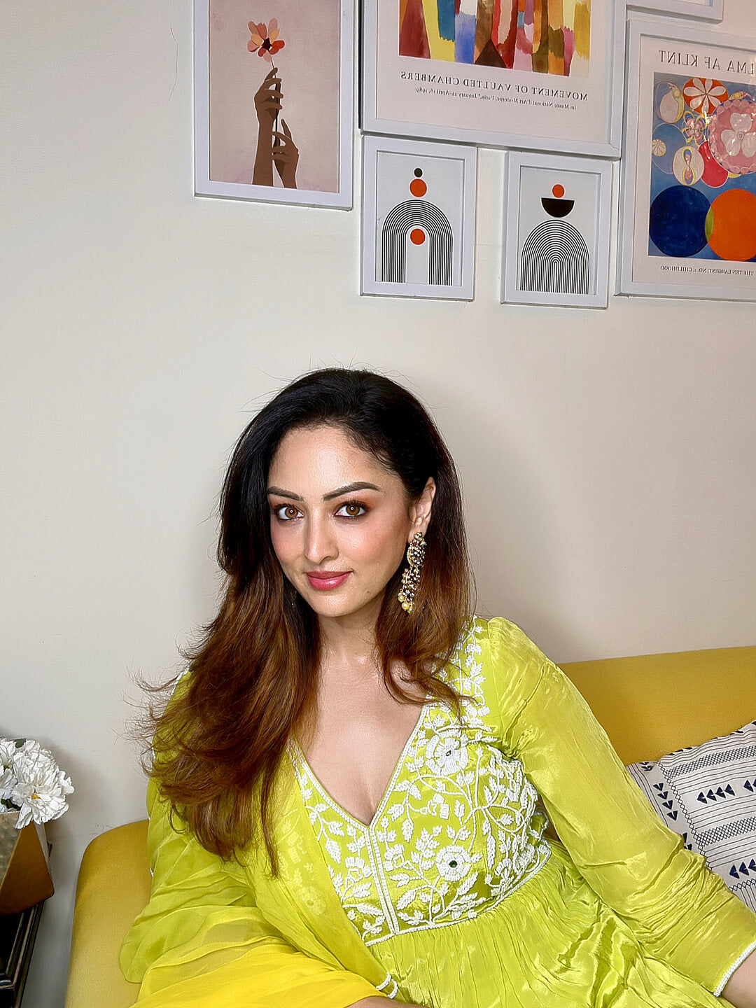 Parrot Green Kurti Set