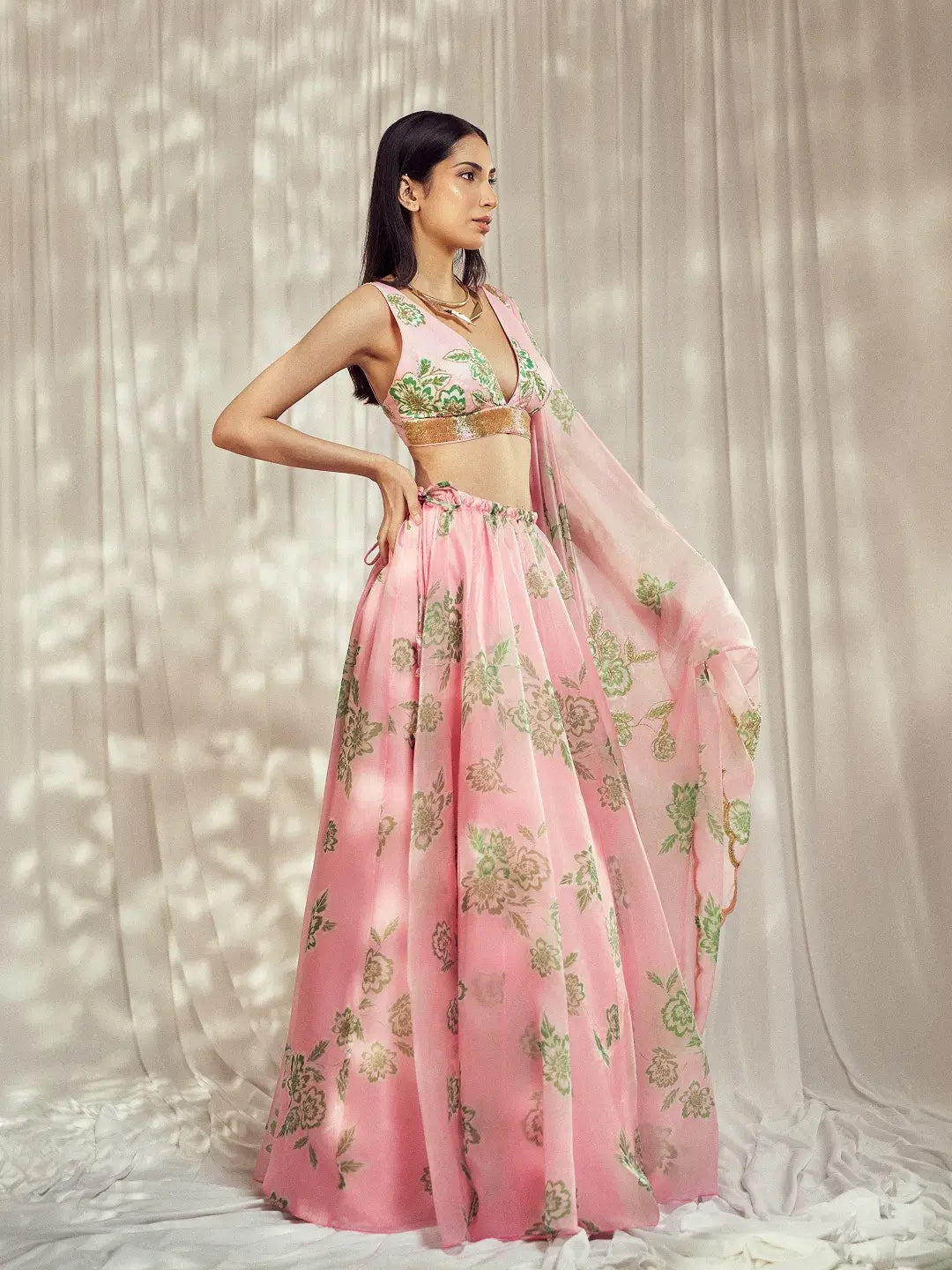 Baby Pink Lehenga Set