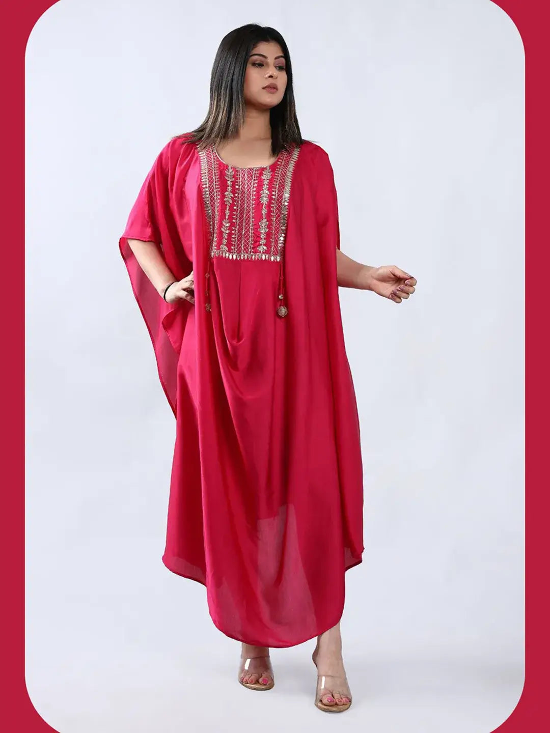Draped Kaftan dress