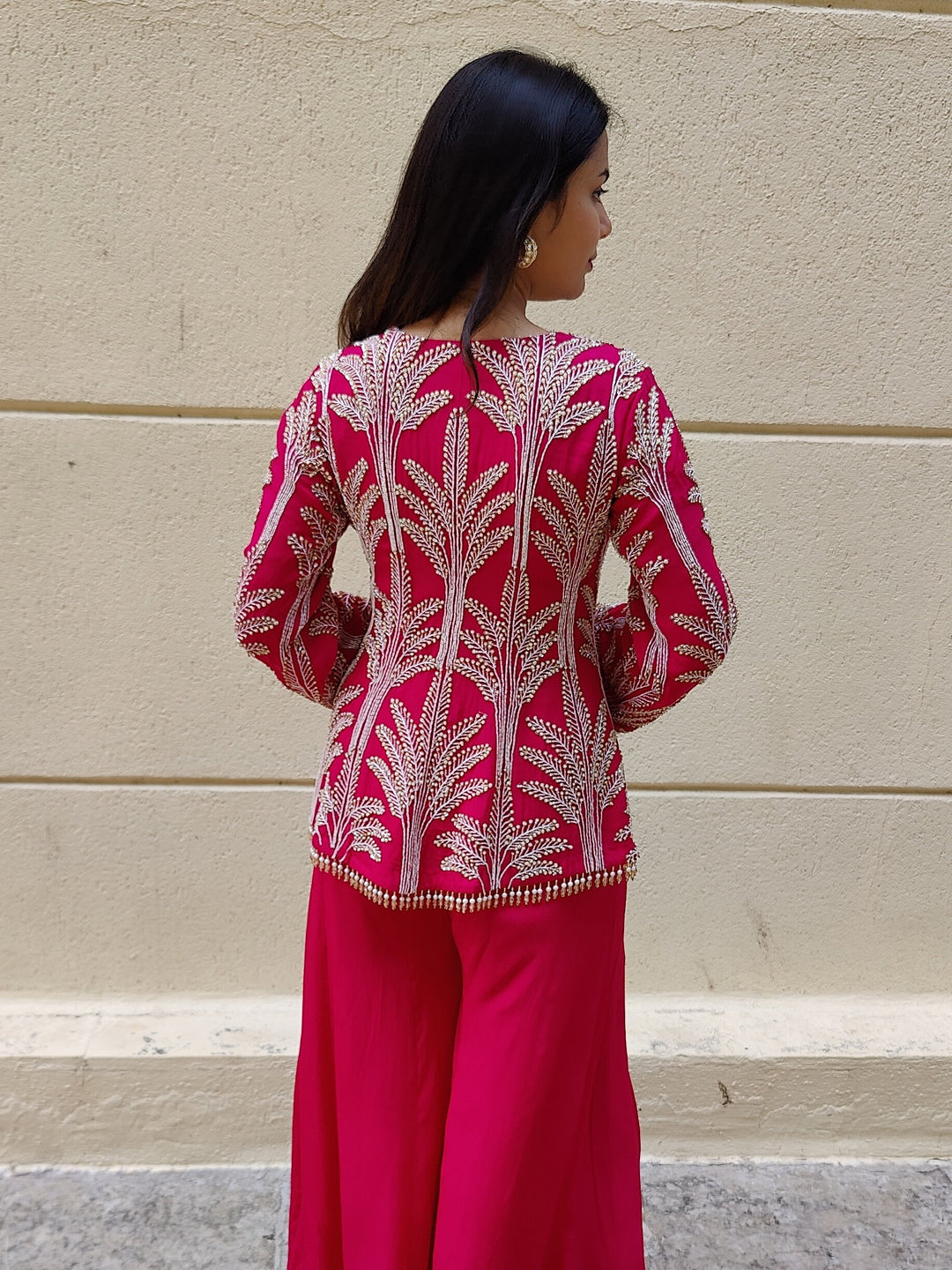 Embellished kurta Palazzo set