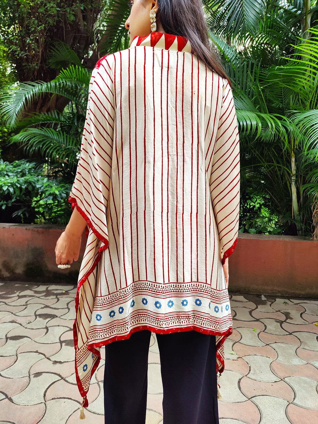 Ajarakh kaftan kurta