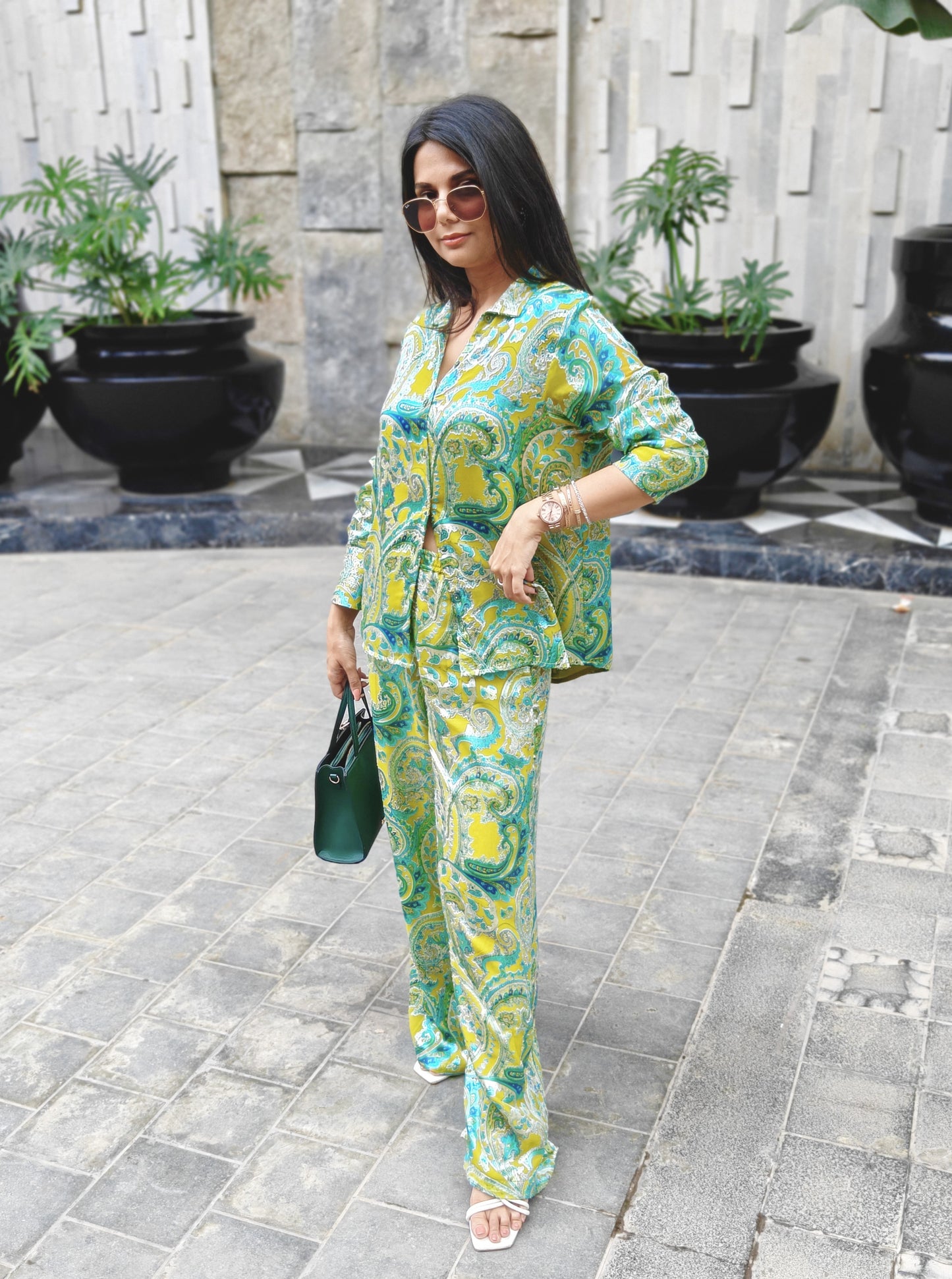 Brasso Queen- lime co-ord set