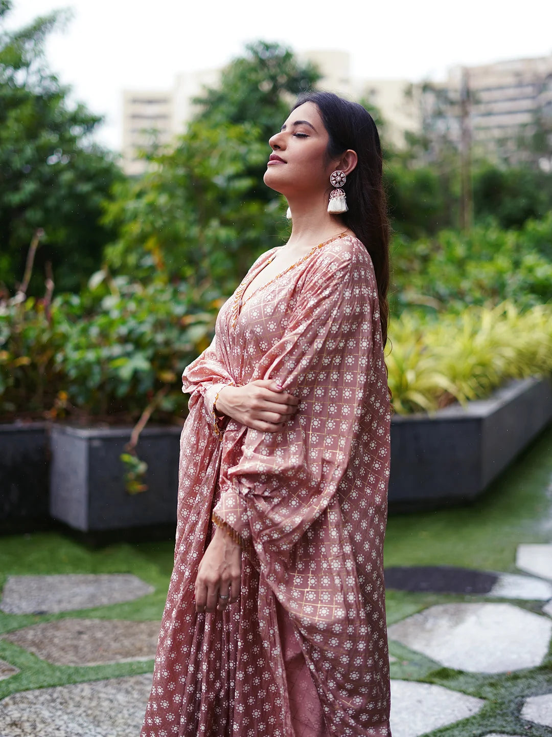 Onion pink kaftan