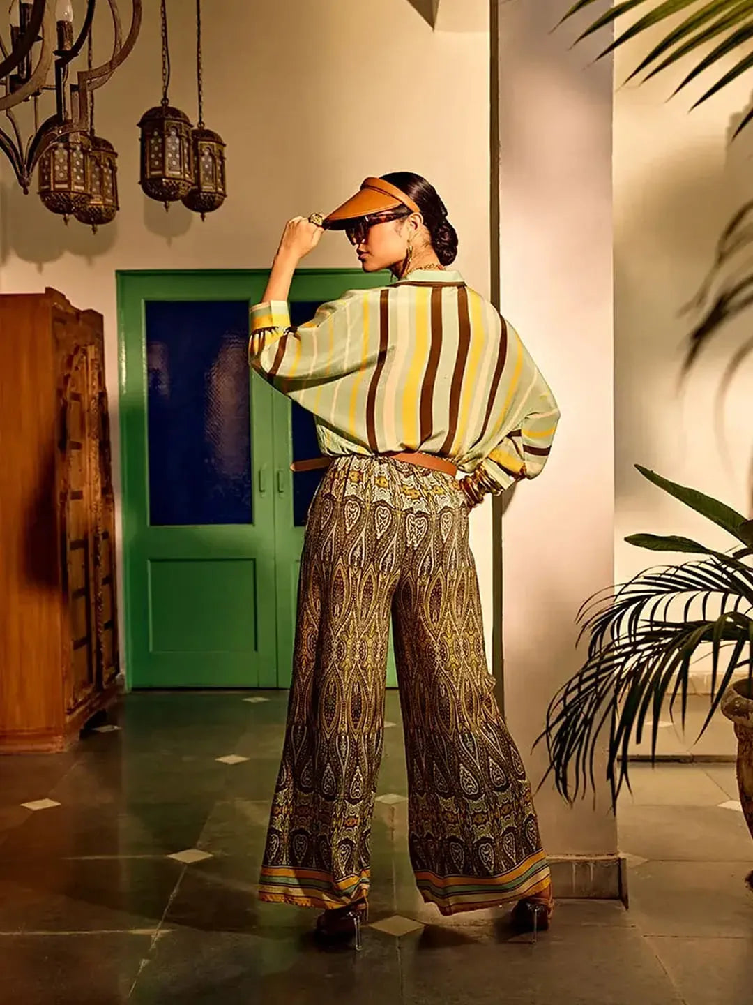 Olivia shirt & ivy wide pant
