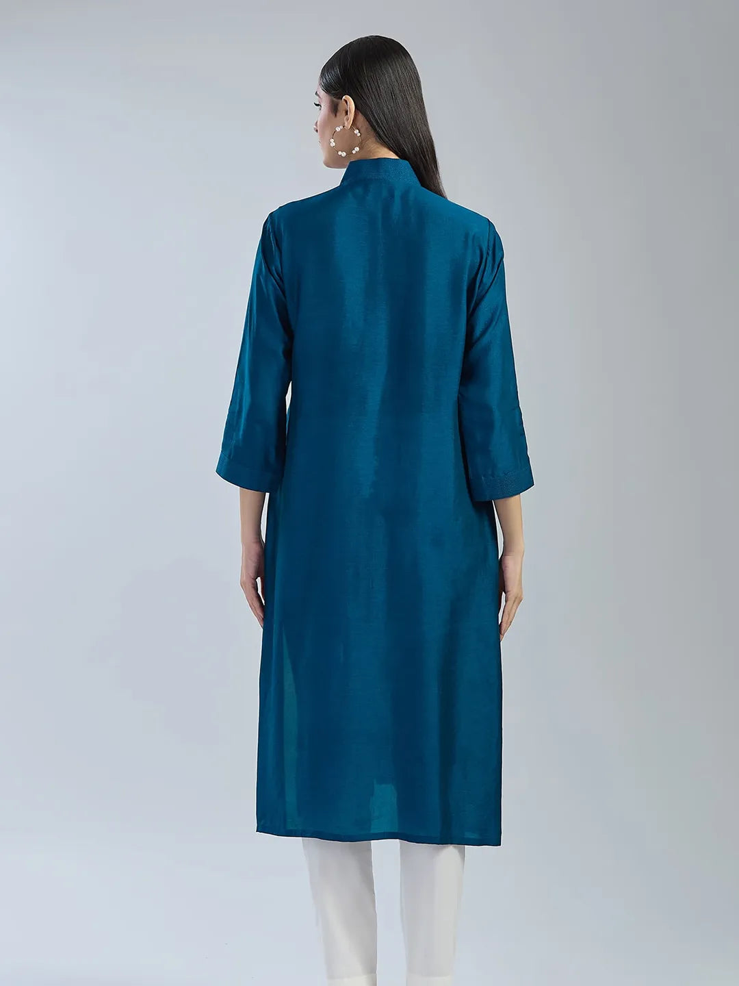 Blue X Green 2D Kurta