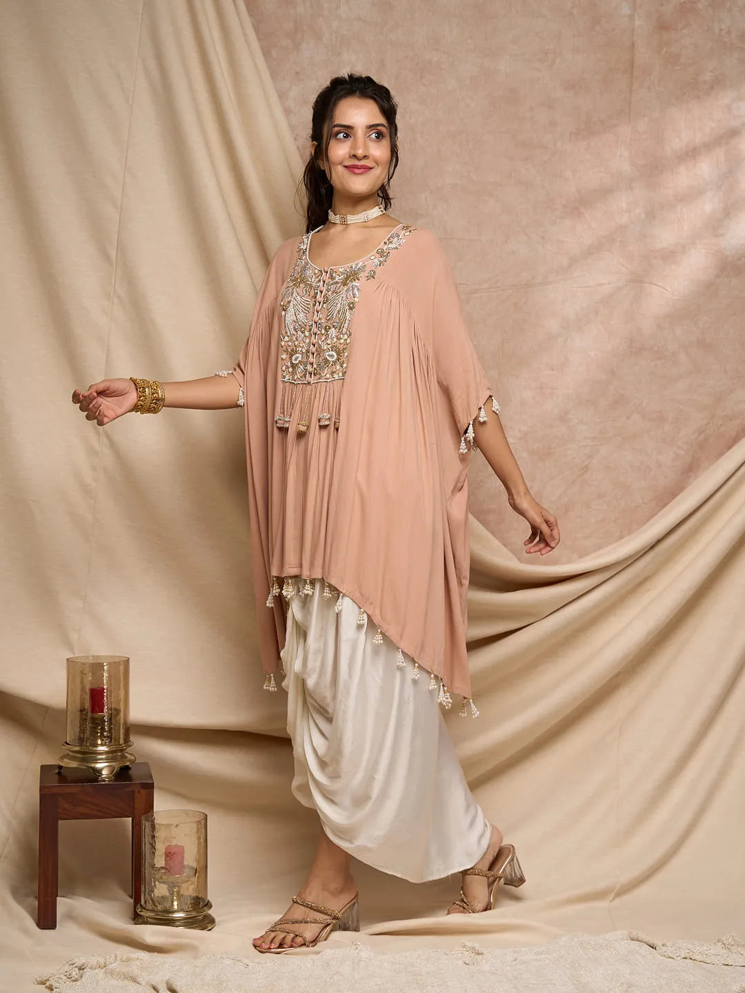Beige free size