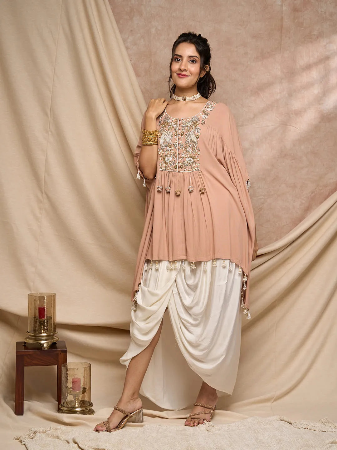 Beige free size