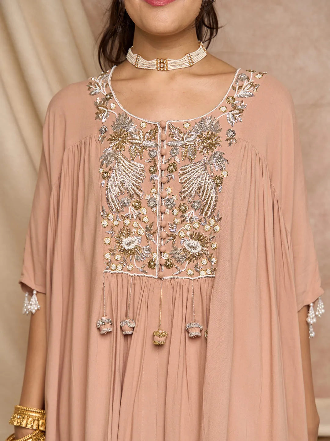 Beige free size