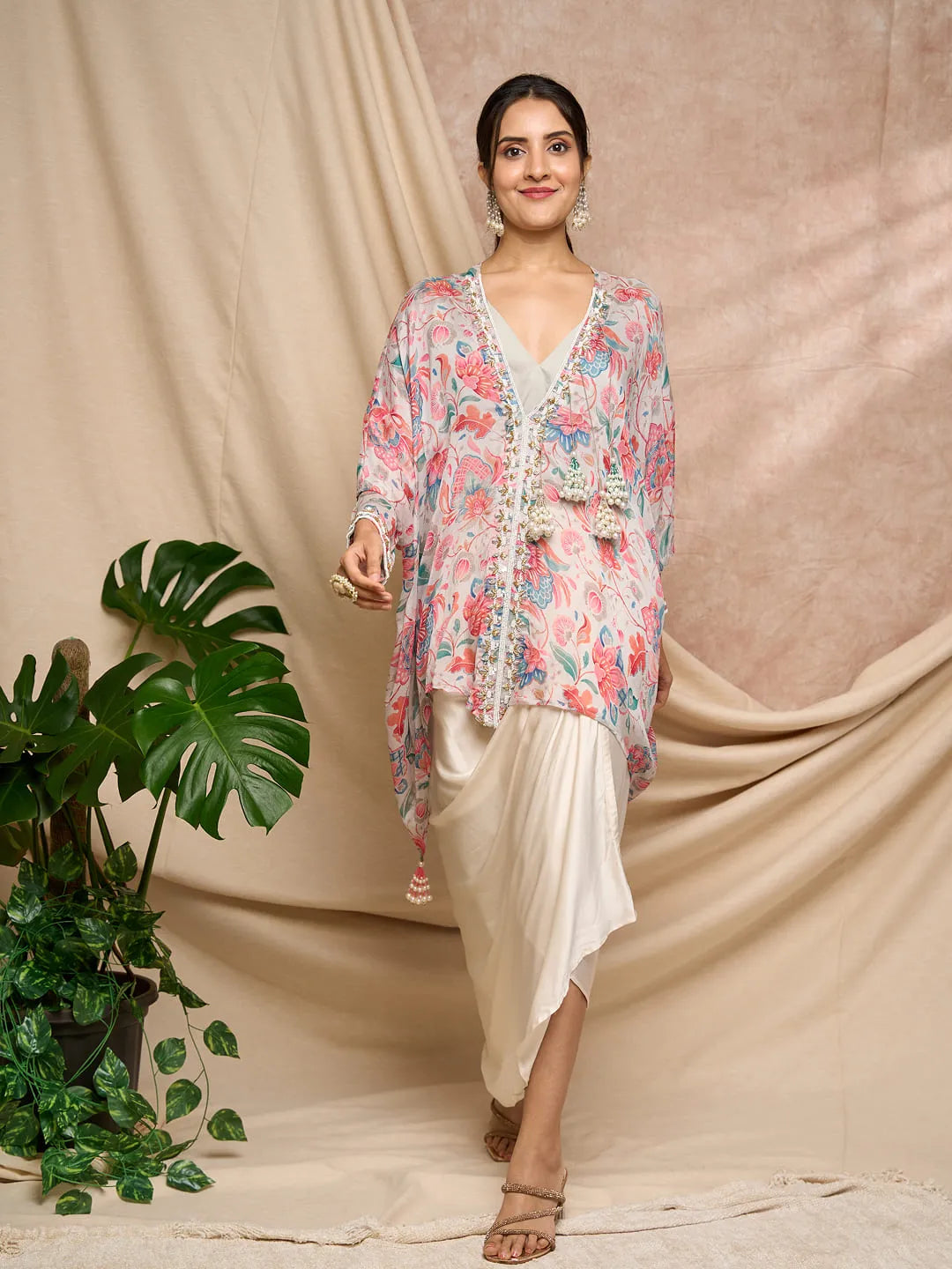 Print Kaftaan coloured