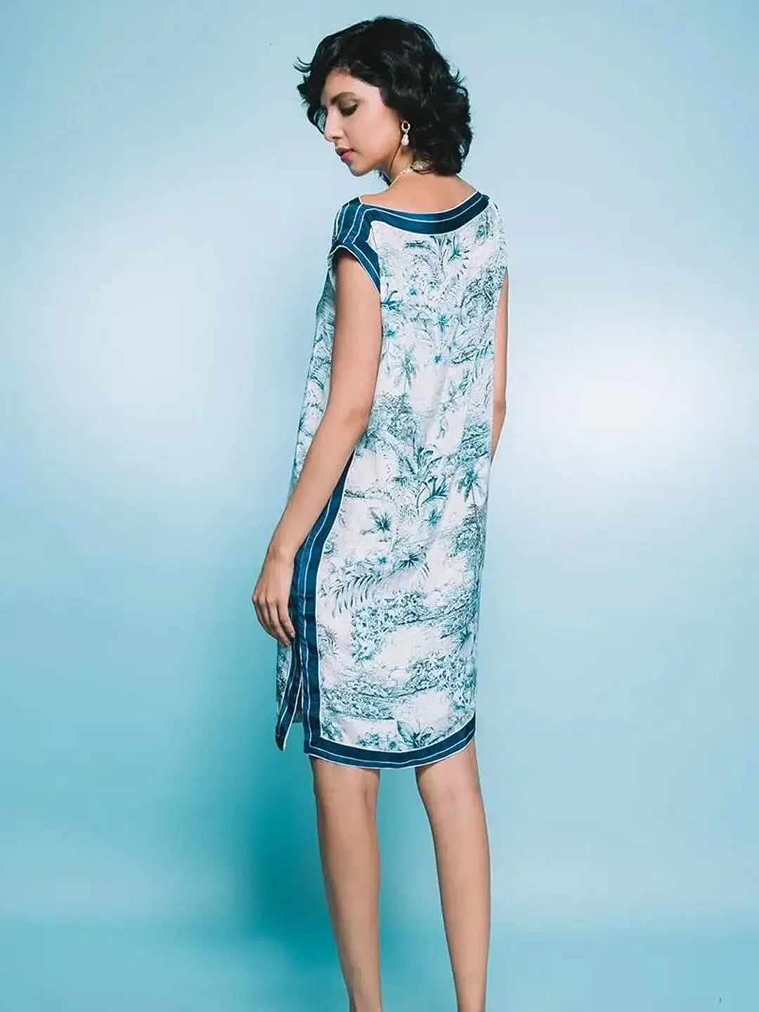 Porcelain shift dress