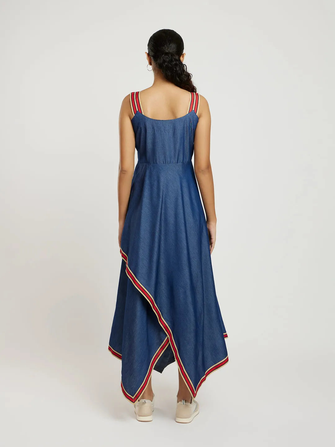 Soft Denim Layered Dress
