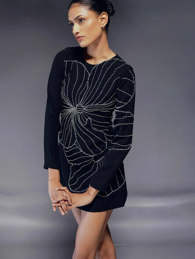 Aura embellished Dress