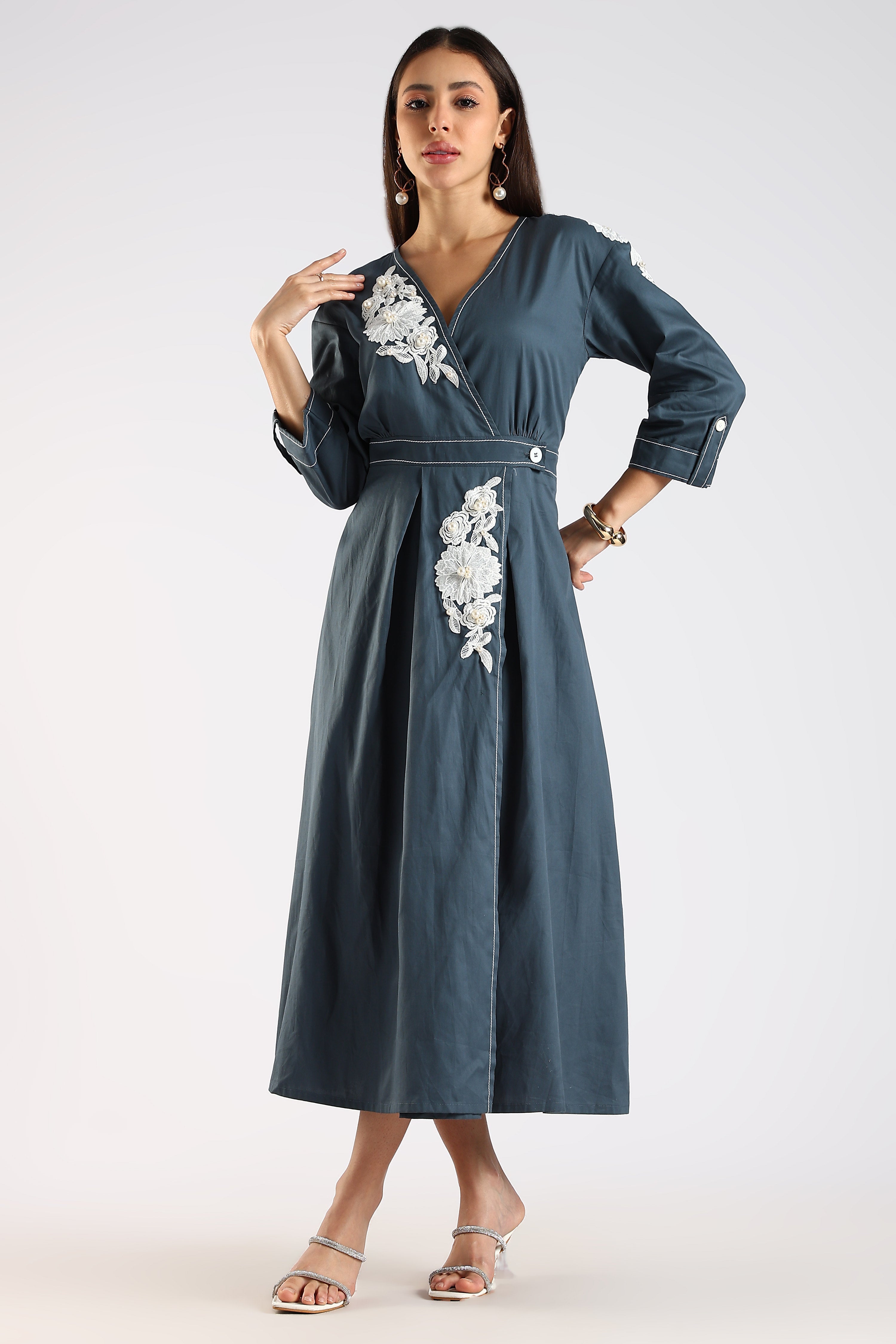 The Fold dress - grey