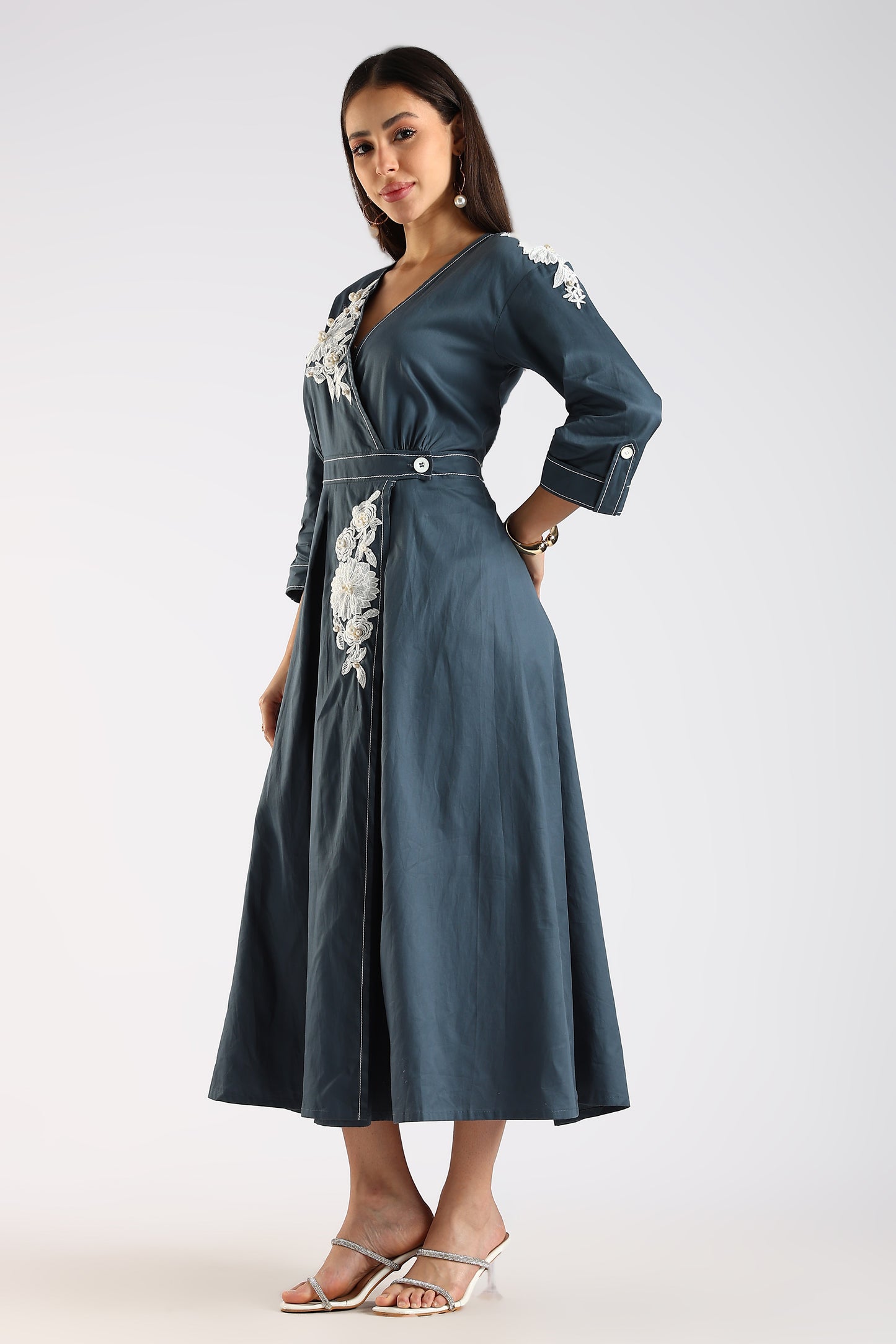 The Fold dress - grey