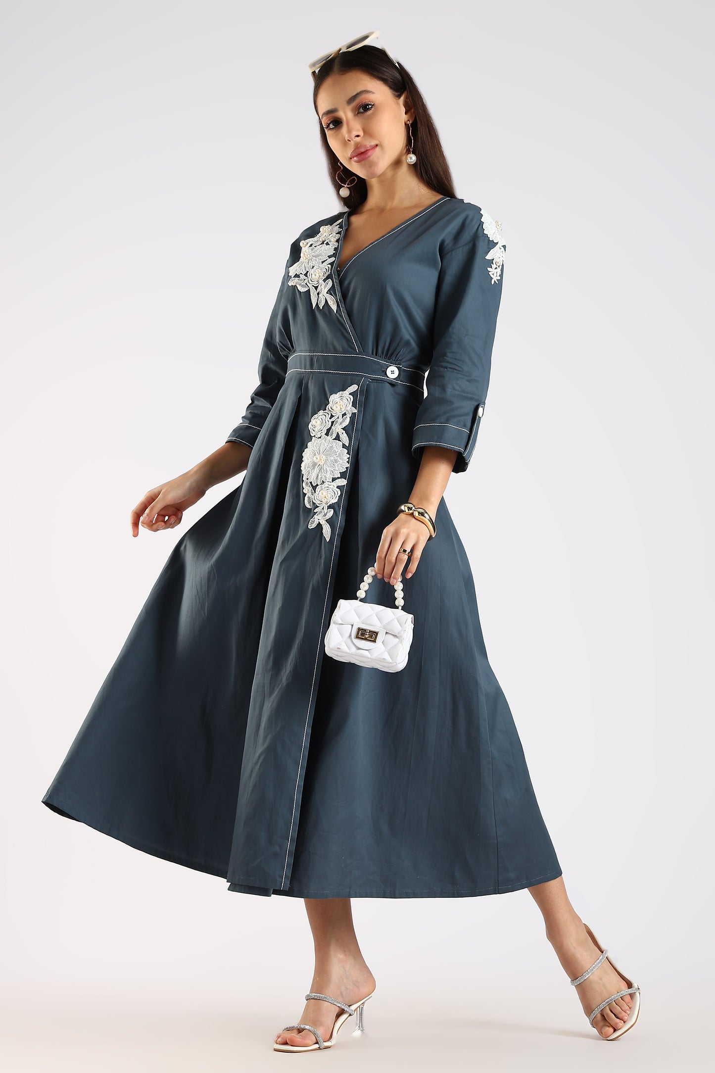 The Fold dress - grey