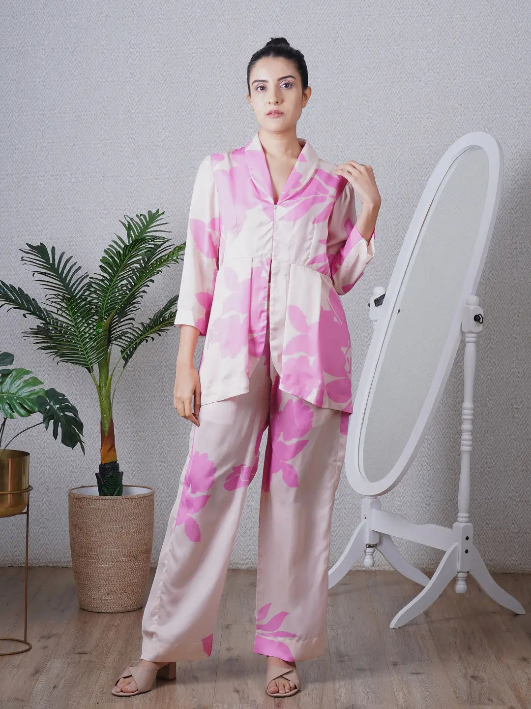 Candy Pink Blazer Set