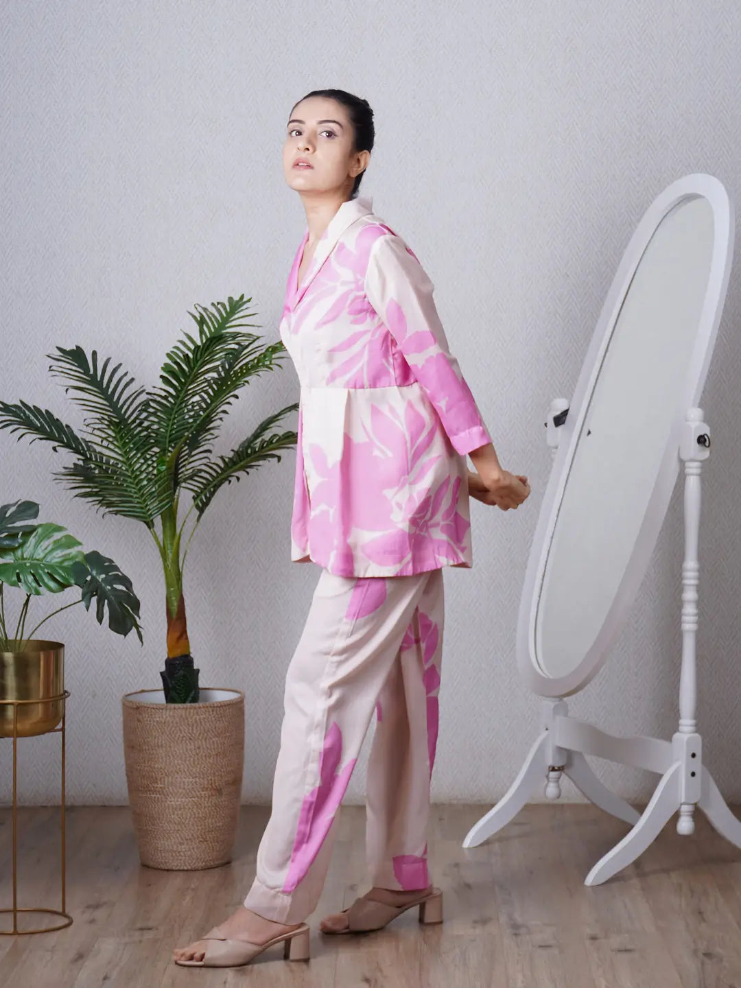 Candy Pink Blazer Set