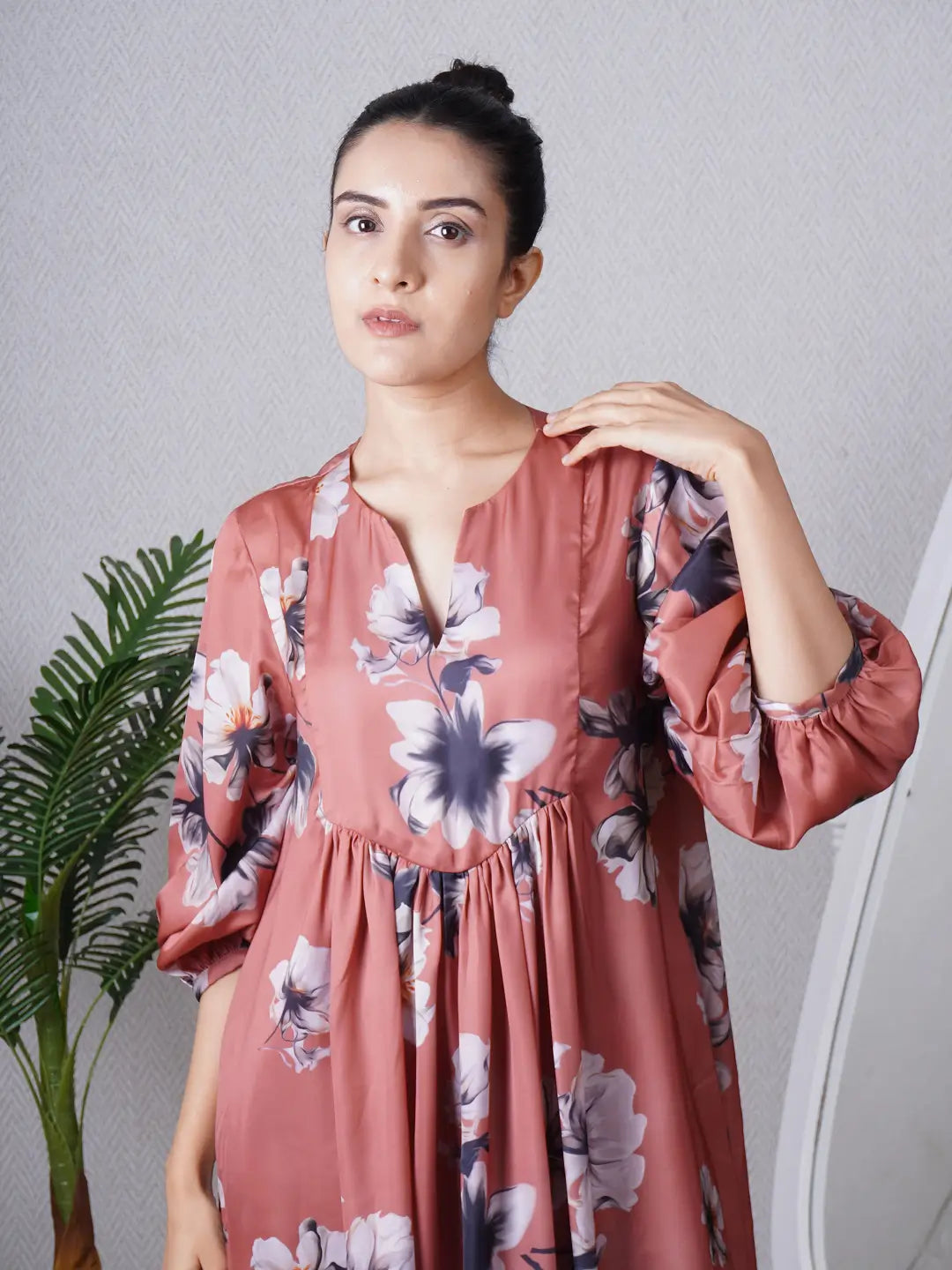 Mocha Yoke Co-ord Set
