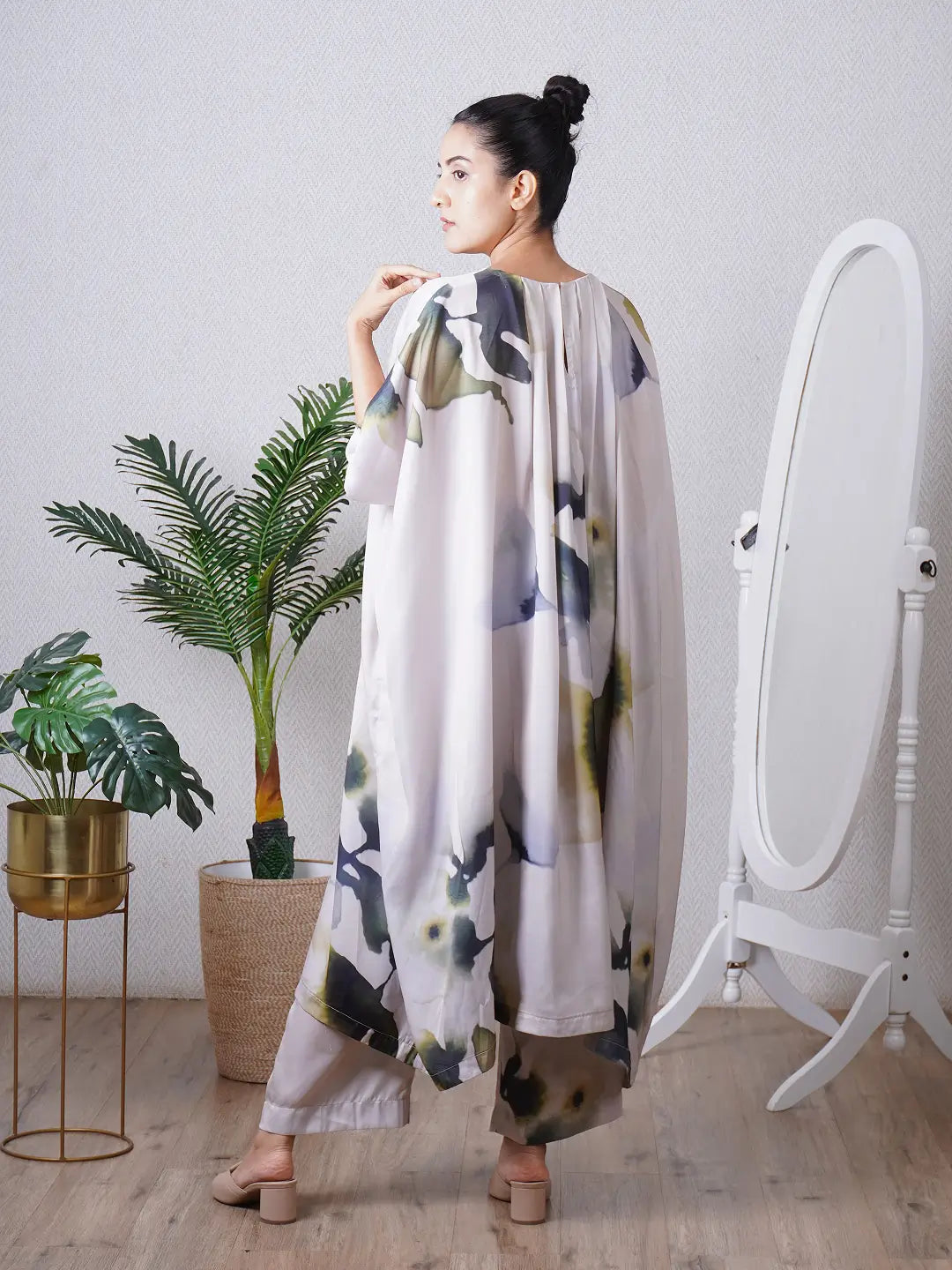 Green Kaftan Co-ord Set