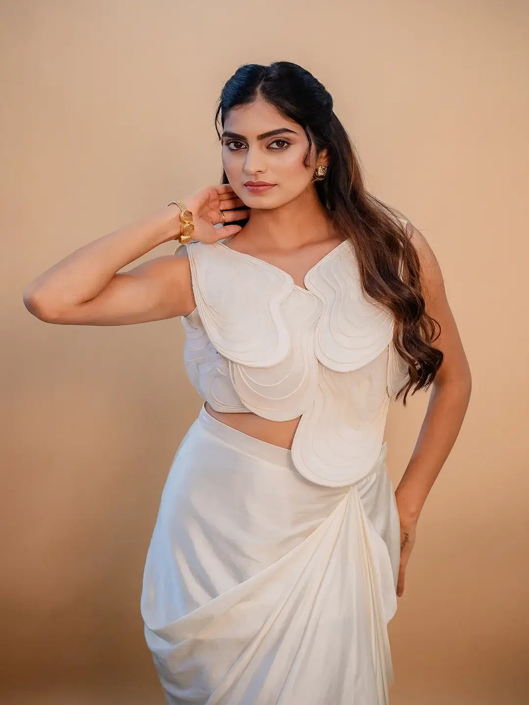 Aeris Ivory skirt Set