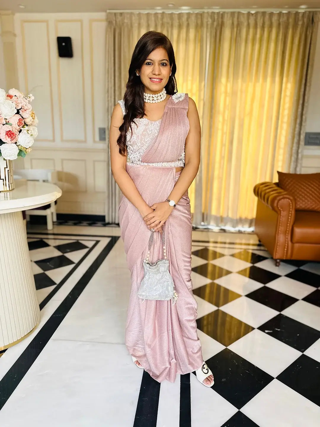 Fusion Grace pre-stitched saree