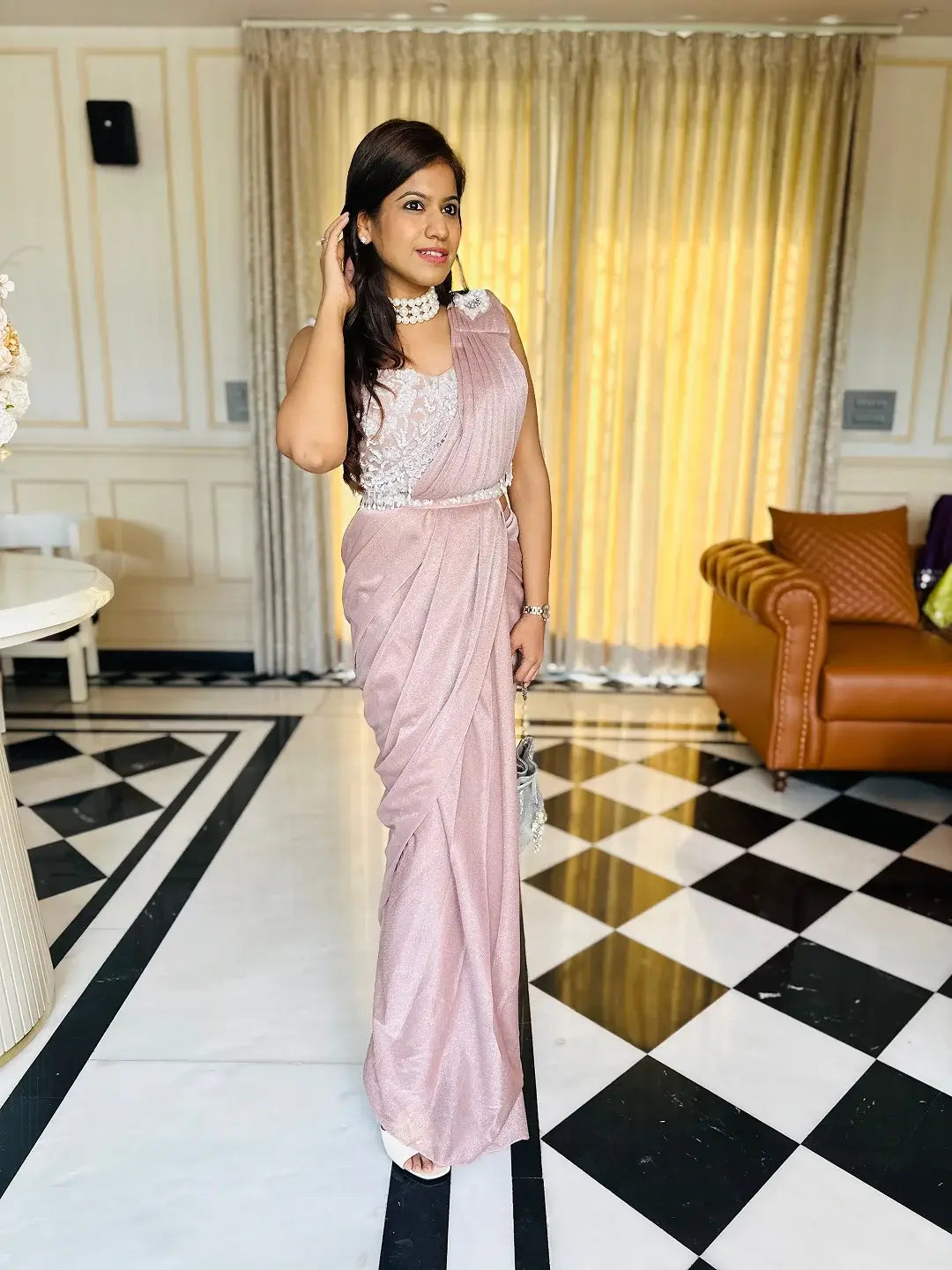 Fusion Grace pre-stitched saree
