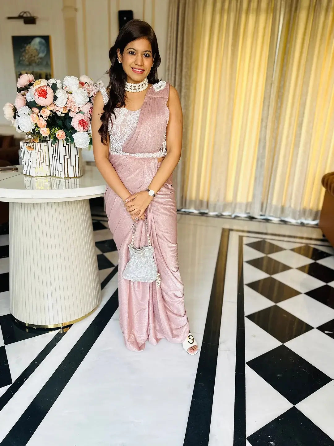 Fusion Grace pre-stitched saree