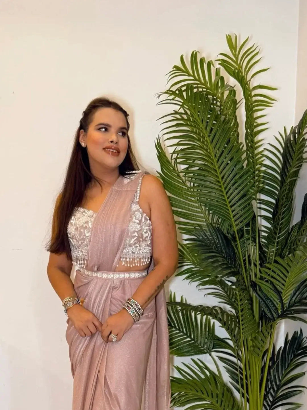 Fusion Grace pre-stitched saree