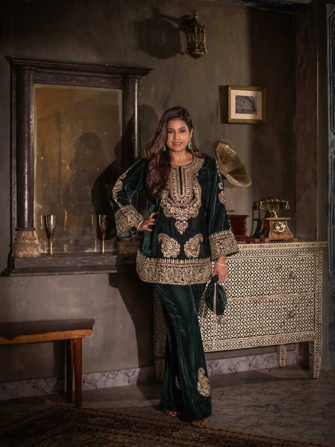 Maharani Set Green