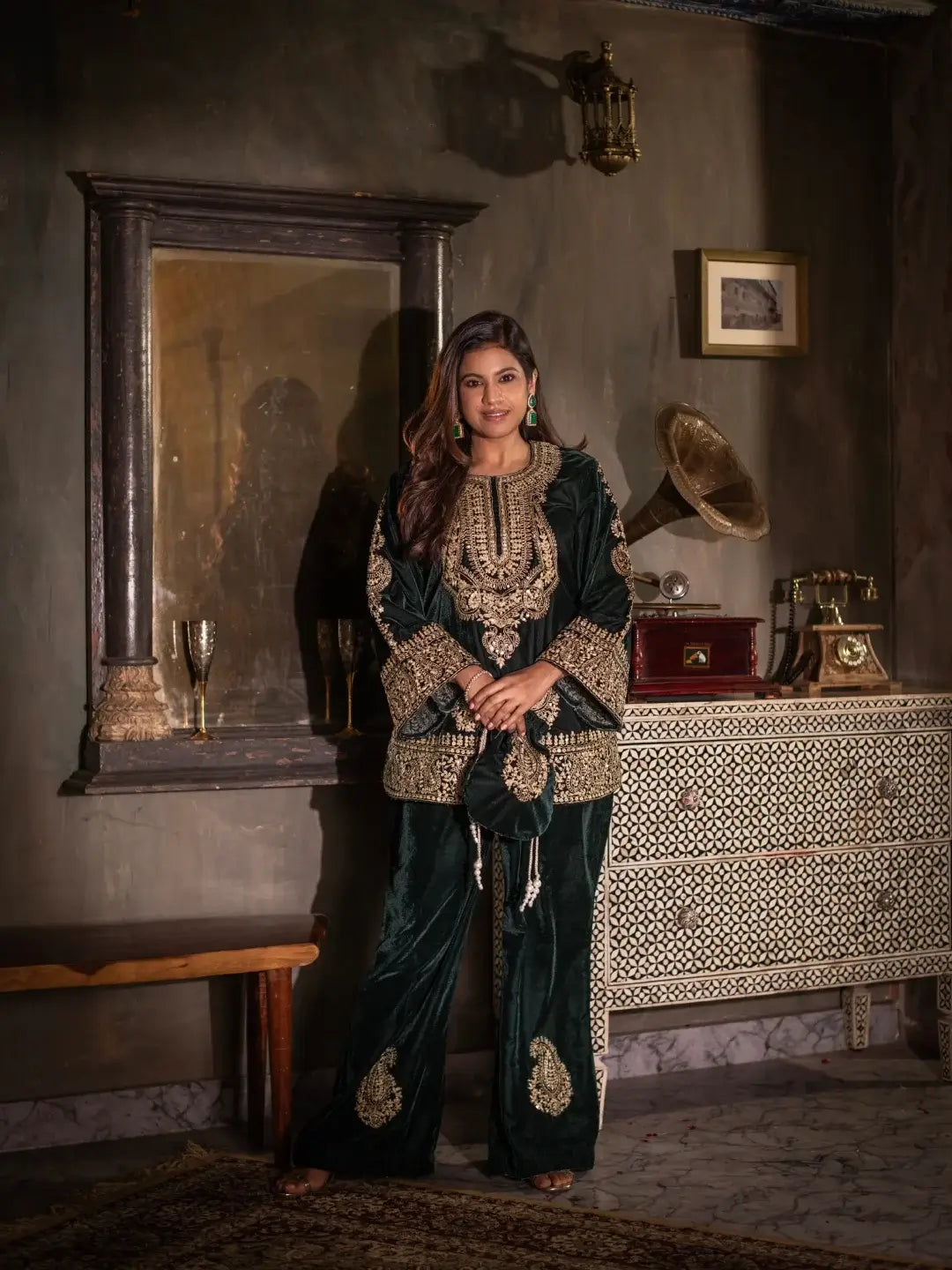 Maharani Set Green