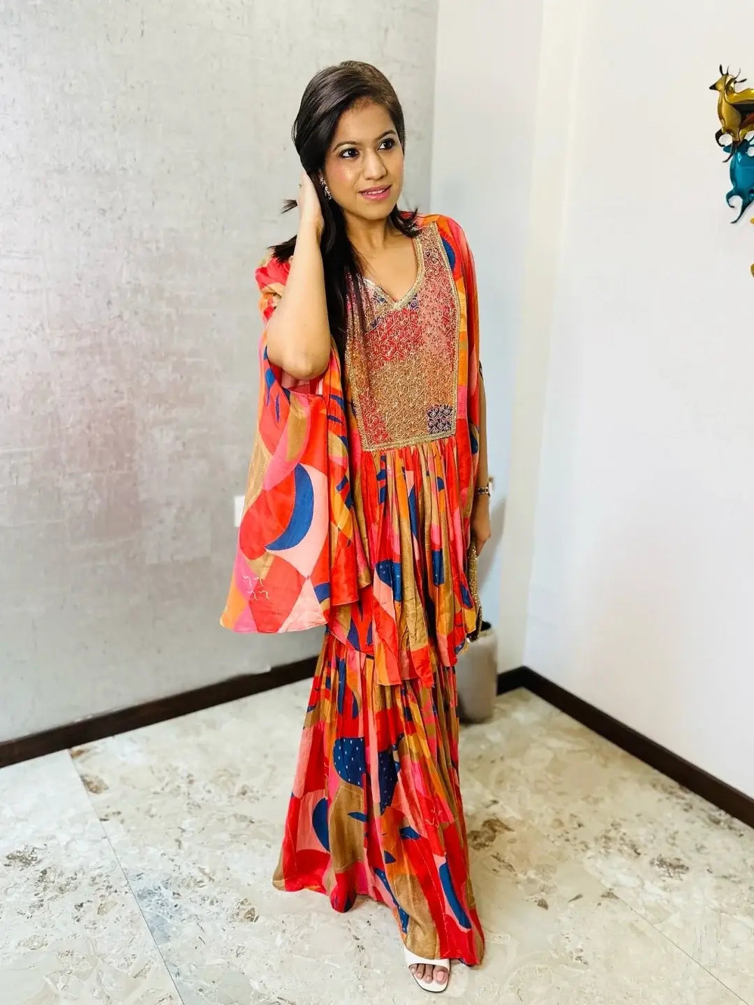 Vibrant Visage Sharara Set