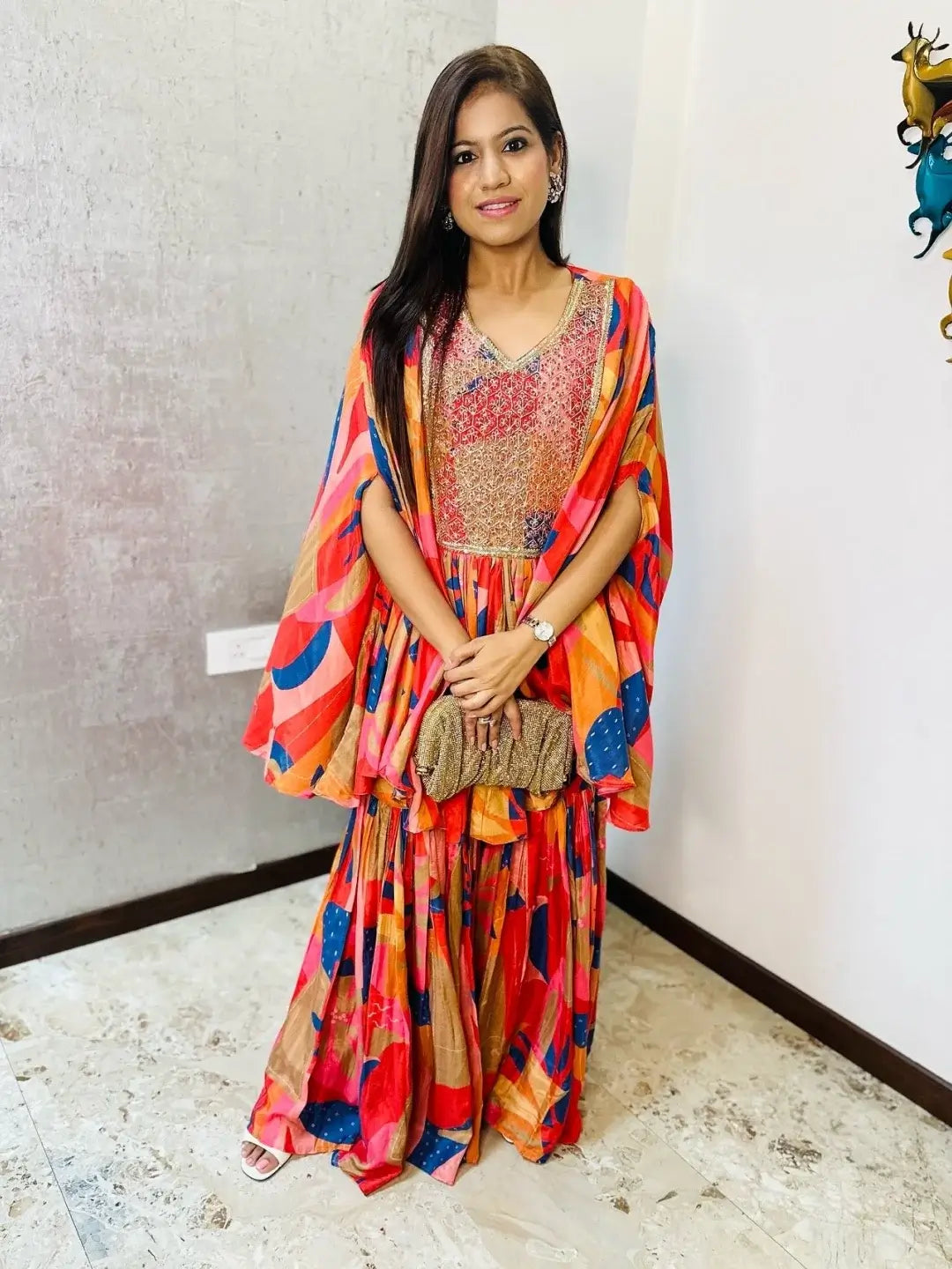 Vibrant Visage Sharara Set