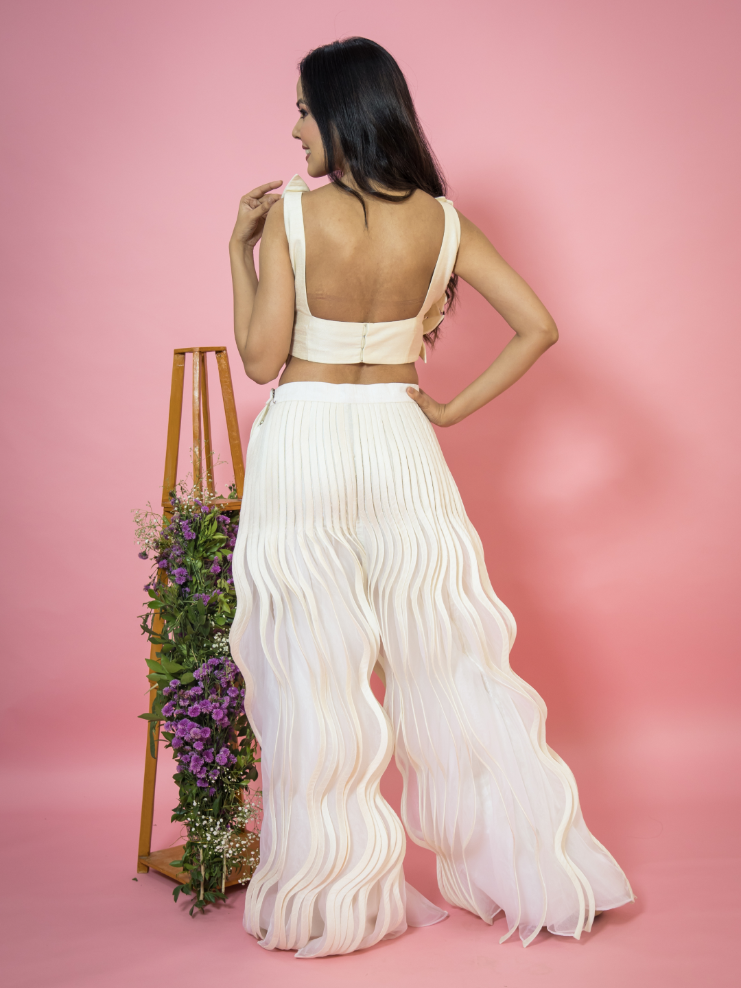 Gulbahar 3D Petal Pants Coord