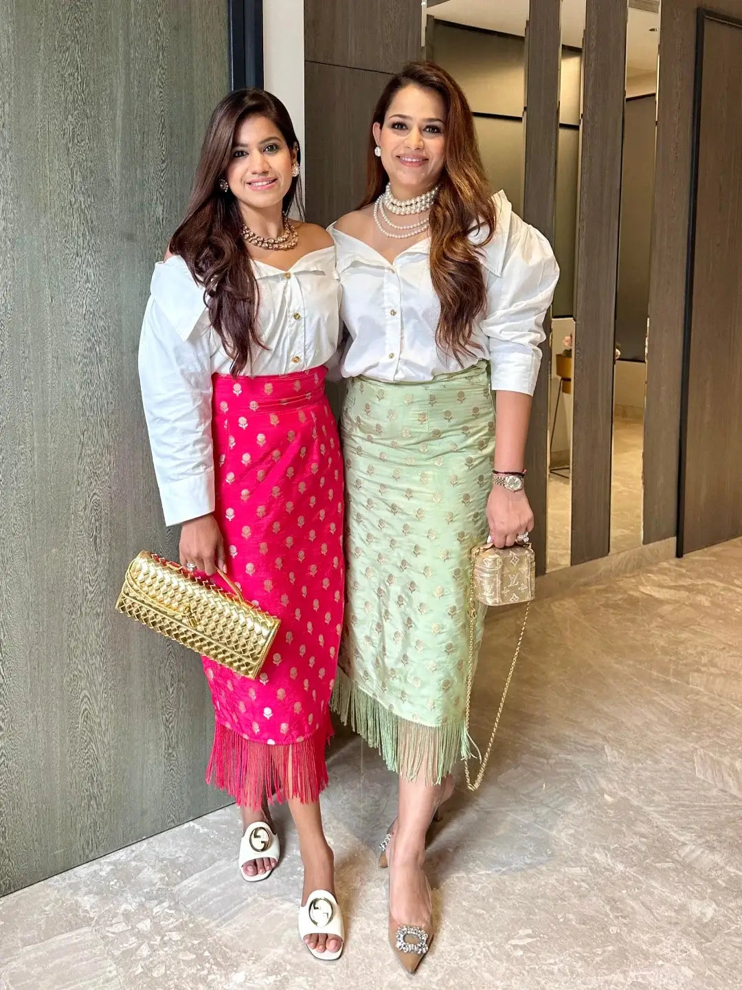 Sassy in banarsi skirt set