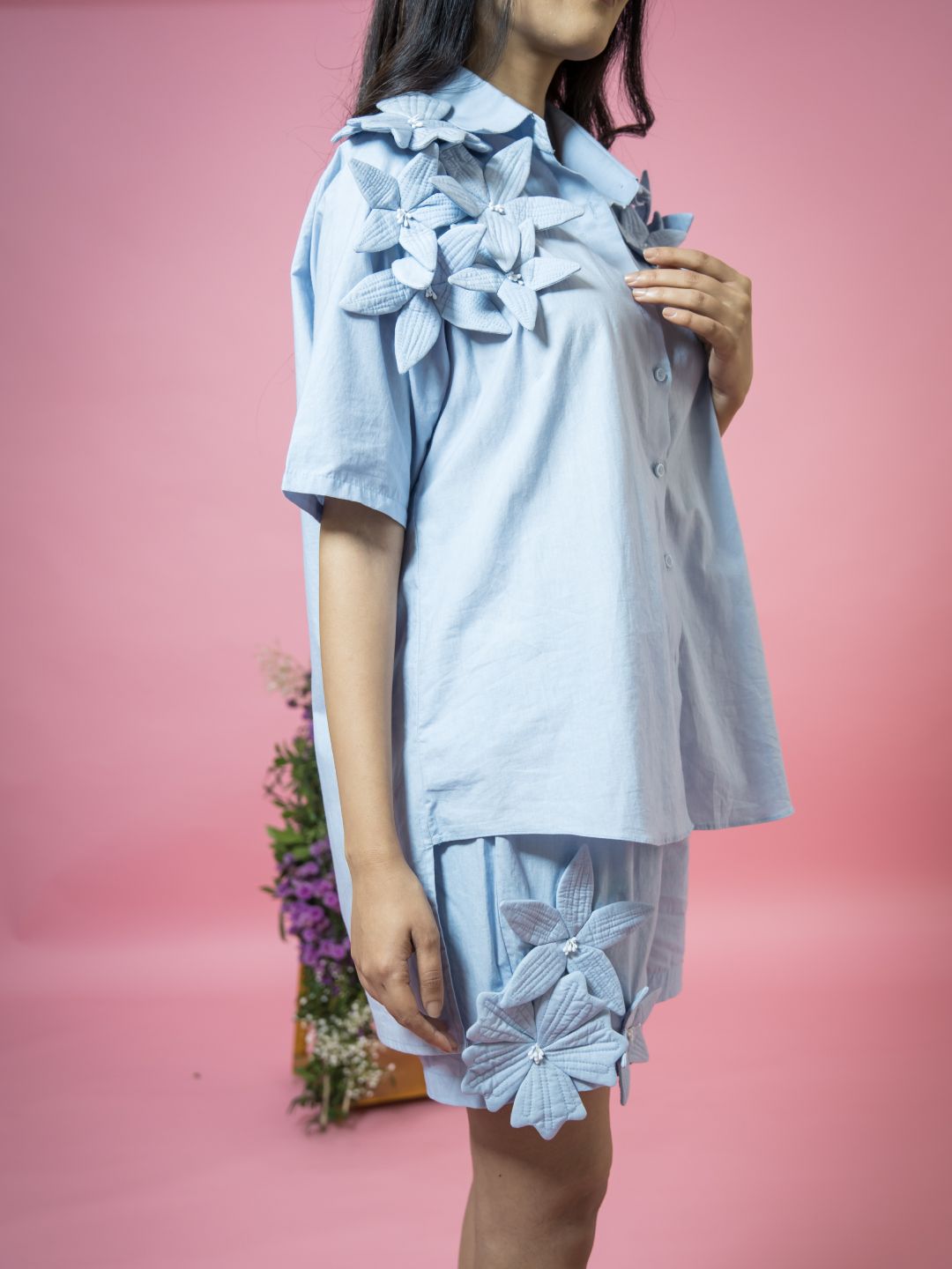 Gul Ambar 3D Co-ord set
