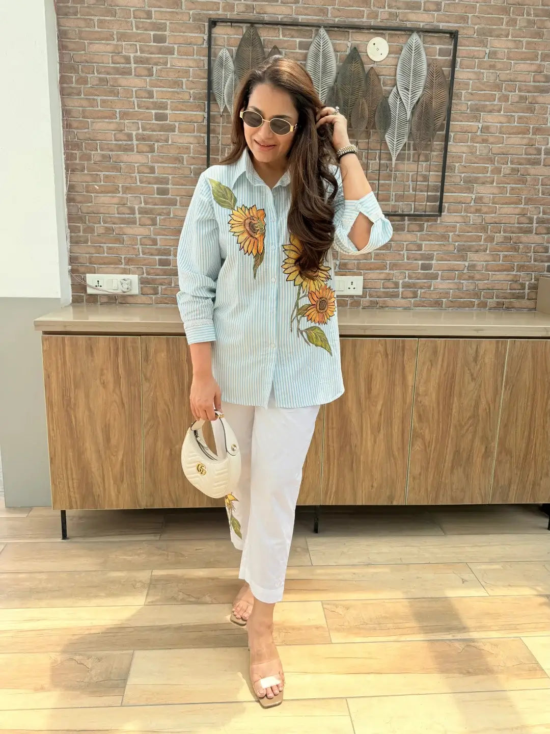 Sun Stripe shirt Set