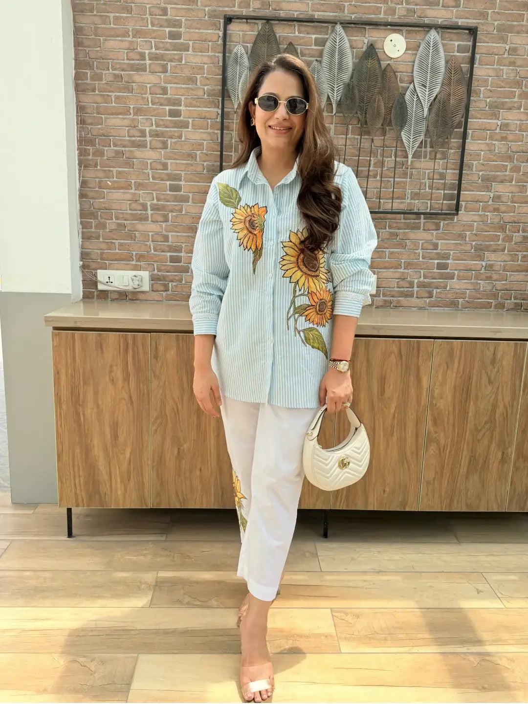 Sun Stripe shirt Set