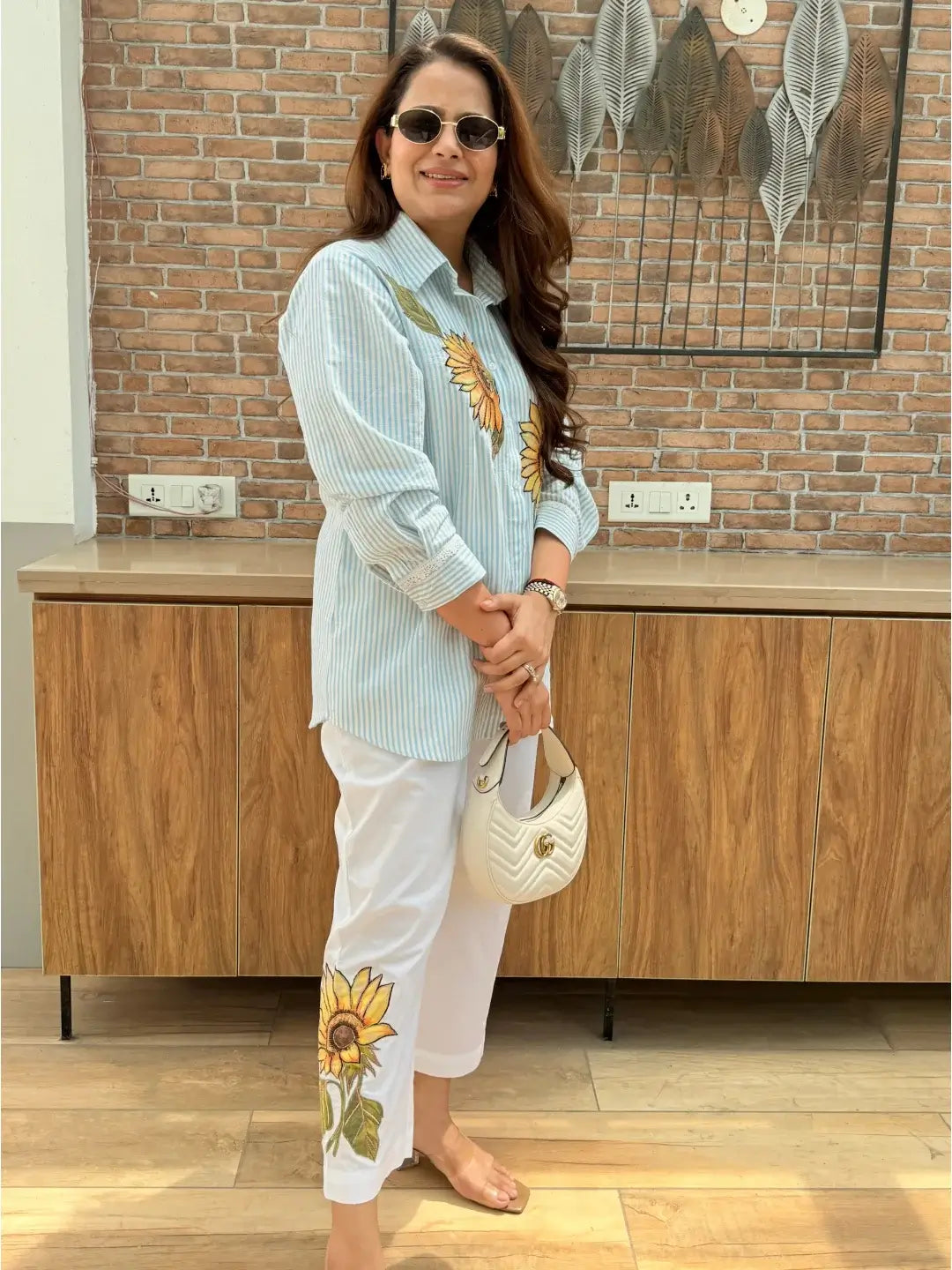 Sun Stripe shirt Set